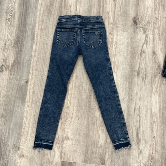 2 pair Justice jeans size 8 slim - Picture 3 of 9